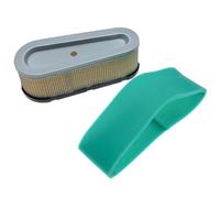 vhbw Set de filtres (1x filtre à air en papier, 1x filtre mousse) compatible avec Briggs & Stratton 28D707-0123-01 moteur pour tracteur tondeuse