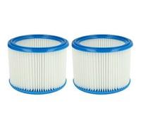 vhbw Set de filtres 2x Filtre plissé compatible avec Stihl SE 60 E, SE 61, SE-62, SE 85 C, SE 90 aspirateur à sec ou humide - Filtre à cartouche