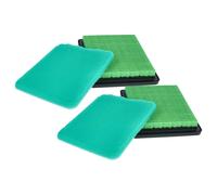 vhbw Set de filtres compatible avec Honda HRT216K1, HRT216K2, HRT217, HRU19, HRU197 scarificateur, tondeuse à gazon - 2x filtre à air, 2x préfiltre