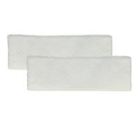 vhbw set de lingettes (2-exemplaires) tampon en microfibre compatible avec Kärcher SC 1.010, SC 1.020, SC 1.030 B, SC 1052 balai vapeur, serpillière G