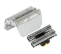 vhbw Set de têtes de rasoir électrique compatible avec Braun 5645, 5646, 5647, 5649, 570, 5652, grille + couteaux, argenté