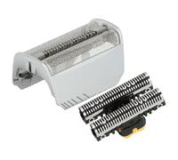 vhbw Set de têtes de rasoir électrique compatible avec Braun 7511, 7514, 7510, 7515, 7516, 7520, grille + couteaux, argenté