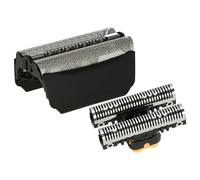 vhbw Set de têtes de rasoir électrique remplacement pour Braun 51B, 51S pour, grille + couteaux, noir/argenté