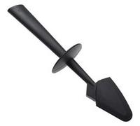 vhbw Spatule compatible avec Vorwerk Thermomix TM21 robot culinaire - Racloir à pâte, noir