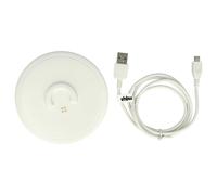 vhbw Station de charge compatible avec Bose SoundLink Revolve, Revolve+ enceinte - Câble micro USB inclus, blanc