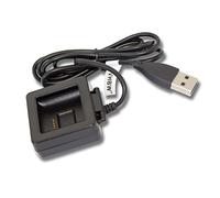 vhbw Station de Charge USB Compatible avec Fitbit Blaze Montre connectée - Chargeur Support + câble, 100 cm, Noir