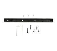 vhbw Support de Batterie Compatible avec Segway Ninebot E45E, E45D, ES1 Trottinette électrique - Support avec vis, Alliage d'aluminium Noir/argenté