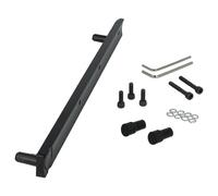 Vhbw Support De Batterie Compatible Avec Segway Ninebot Es2l, Es3 Trottinette Électrique - Support Avec Vis, Alliage D'aluminium, Noir / Argent