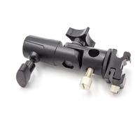 vhbw Support de flash universel type D pour divers accessoires de flash, appareil photo - Inclineur, noir, plastique