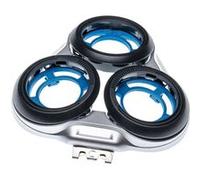 vhbw Support pour tête de rasoir compatible avec Philips S5510, S5560, S5370, S5380, S5550, S5395, S5400, S5420, S5520 rasoir, argenté