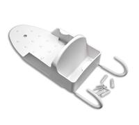 vhbw Support mural pour fer et planche à repasser blanc - solide et pratique qui permet un gain de place