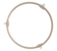 vhbw Support plateau tournant universel de 18,5 cm pour micro-ondes compatible avec Bosch et de nombreuses autres marques blanc