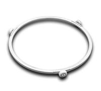 vhbw Support plateau tournant universel de 18.5cm pour micro-ondes compatible avec Bosch, Siemens, AEG, Severin