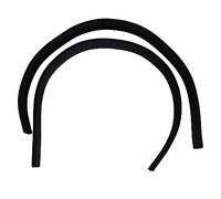 vhbw Tampons souples compatible avec iRobot Roomba 532, 530, 531, 510, 520, 534, 535, 540, série 500 aspirateur robot - 2x Bandes de protection noir