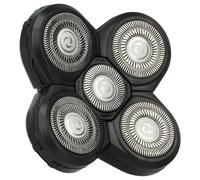 vhbw Tête de rasoir de remplacement compatible avec Philips série S9000 S9011, S9021, S9031, S9161, S9041, S9111, S9121, S9151 rasoir électrique, noir