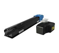 vhbw Toner Compatible avec Kyocera TASKalfa 2551ci, 2552ci imprimante - Cartouche Toner Compatible + réservoir Toner, Cyan