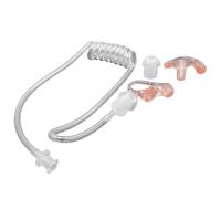 Vhbw Tube Acoustique De Sécurité Oreillette 2 Bouchons D'oreille, Insert Auriculaire L Gauche Droite Transparent Pour Casque Audio, Appareils Radio