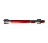 vhbw Tube d'aspirateur compatible avec Dyson V15 Detect, SV10, V11 Outsize, V11 aspirateur - 44,5-66,5 cm, rouge, aluminium/plastique
