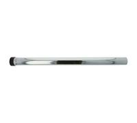 vhbw Tube d'aspirateur universale compatible avec Bosch UniversalVac 15, EasyVac 3, AdvancedVac 20 aspirateur - raccord 35 mm, 50 cm, noir / argenté