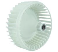 vhbw Turbine de ventilation compatible avec Samsung DV80M50103W/UA, DV80M50101W/EF, DV80K6010CW/EU sèche-linge, séchoir - Hélice 14,8 cm blanc
