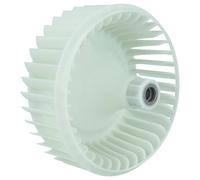 vhbw Turbine de ventilation compatible avec Samsung DV90K6000CW/EU, DV8TM5210QW/EG, DV8NN62632W/SC sèche-linge, séchoir - Hélice 14,8 cm blanc