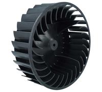 vhbw Turbine de ventilation compatible avec Whirlpool HDELX80413, HDD9000HP, HDD8000ProHP, Green850 sèche-linge, séchoir - Hélice 17,8 cm noir
