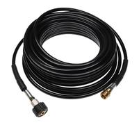 vhbw Tuyau de rallonge 20 m compatible avec Kärcher K 4.86M Plus, K 4.88 M T100 nettoyeur haute pression avec connexion M22 x 1,5, noir
