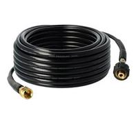 vhbw Tuyau de rallonge 20 m compatible avec Kränzle nettoyeur haute pression avec connexion M22 x 1,5, noir G