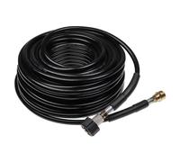 vhbw Tuyau de rallonge 30 m compatible avec Kränzle nettoyeur haute pression avec connexion M22 x 1,5, noir