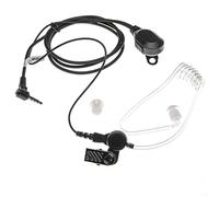 vhbw vhbwOreillette Compatible avec Yaesu VXF-10 Radio Talkie-walkie avec Microphone Push-to-Talk, câble Acoustique Transparent