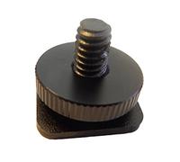vhbw Vis pour trépied 1/4" avec Rail pour Sabot de Flash Compatible avec Casio SC-30 Appareil Photo Reflex DSLR, 18 mm Noir, métal
