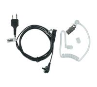 vhbwOreillette compatible avec Icom IC-M3EURO, IC-M7, IC-M8, IC-M9, IC-M5, IC-M2 radio talkie-walkie avec microphone PTT, câble acoustique