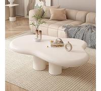 vhdurike Table Basse Nuage Abstraite, Table Basse Contemporaine pour Salon, Table Centrale Moderne en Bois Massif, Table à Thé Table Cocktail pour Salon,120 * 76 * 40cm