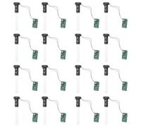 Vheolk 16Pcs 20MM Brumisateur à Ultrasons Brumisateur Atomiseur Transducteur Atomiseur Film Plaque Accessoires Humidificateur Joint en Caoutchouc