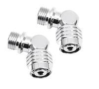 Vheolk 2X Adaptateur de Tuyau Pivotant à 110 DegréS pour Connecteur de RéGulateur de PlongéE sous-Marine 2èMe ÉTage, Accessoires de PlongéE