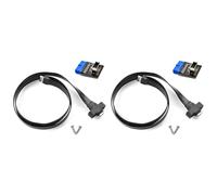 Vheolk 2X Câble D'Extension D'En-Tête de Panneau USB 3.1 Type C 50 Cm, Câble USB 3.1 Type E vers USB 3.1 Type C, Câble Gen 2 10 Gbps
