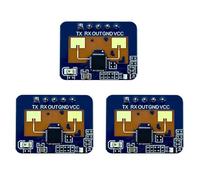 Vheolk 3X Module de Capteur de PréSence Corporelle 24G LD2410C Radar à Ondes MilliméTriques Capteur de Commodité Multifonction Intelligent Sans Contact,A