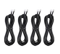 Vheolk 4X RJ11 6P4C Cable Cordon de Telephone ADSL Modem 5 Metres