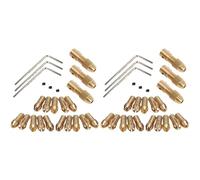 Vheolk 6 Ensembles 0.5-3Mm Mandrin de Forage en Laiton Petite Pince de Foret ÉLectrique AdaptéE Aux Outils Rotatifs pour 3 Taille -2.0Mm 2.35Mm 3.17Mm