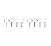 Vheolk 8 PièCes Marine Bimini Top Pins, DiamèTre 1/4 Pouces(6.3Mm), Longueur Totale1.5 Pouces(38Mm), Longueur Utilisable(25.4Mm)