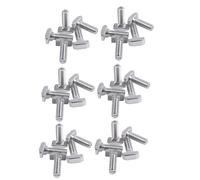 Vheolk M8 Filetage T-Slot Vis à Tête Coulissante avec Goujon Fileté Ton Argent 30Pcs