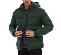 Vhersily 2025 Doudoune Pour Hommes Fermeture À Glissière Pleine Doudounes Matelassées À Capuche Amovible Chaud Veste D'hiver Coupe Vent De Pluie Ski Vestes Parka Veste De Sport Randonnée Pour