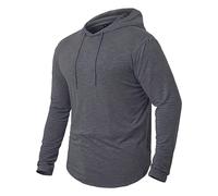 Vhersily 2025 Hommes Gym Slim Manches Longues Bodybuilding Sweats à Capuche, Unisexe, Veste d'hiver Trench Coat Outwear, Anti-saleté et Hydrofuge, Randonnée, Pour le travail, la pêche, l'escalade