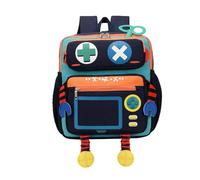 Vhersily 2025 offres - Tendance enfants grande capacité sac à dos pour garçons et filles école maternelle sac à dos prévention fuite super mignon robot de voyage, vert, Taille unique