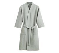 Vhersily 2025 Robe de chambre pour femme et homme en coton nid d'abeille léger unisexe pour automne et hiver veste d'hiver trench coat Outwear, maillots de couple pour porter un nouveau semestre, Vert