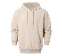 Vhersily 2025 Sweat à capuche en nid d'abeille, à manches longues, avec poche kangourou, parfait pour l'automne et l'hiver, veste d'hiver trench coat Outwear, pour porter un nouveau semestre, beige, L