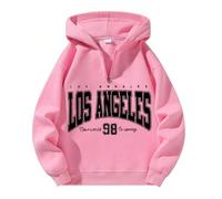 Vhersily 2025 Sweat à capuche pour femme, collection à manches longues, bicolore imprimé, motifs avec poches pour unique, saison urbaine, pour scooters, motards, porter un nouveau semestre, rose, XXL