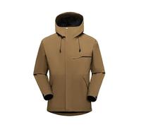 Vhersily 2025 Veste de pluie Femme Veste Légère à Capuche Coupe-Vent Coupe-Vent Imperméable Cordon de serrage Ajustable, Gilet de Course En Plein Air Manteaux Veste Zip Sport Parka, Café, M
