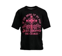 Vhersily 2026 Chemise Homme Jésus a laissé tomber Les accusations Dieu Foi Jésus T-shirt Imprimé à Manches Courtes Col Rond Respirant Streetstyle Graphiques Hawaïens Chemises D'été Beachwear