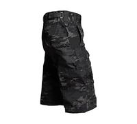Vhersily Cargo Short de cyclisme pour homme pour activités de plein air VTT de randonnée avec poches multiples, imperméable pour la randonnée et le vélo, respirant, Ce2, XL
